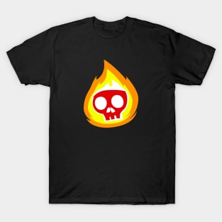 Flaming skull T-Shirt